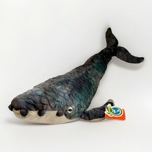 Wild Republic Cuddlekins Humpback Whale 20 Inch Plush NWT Realistic